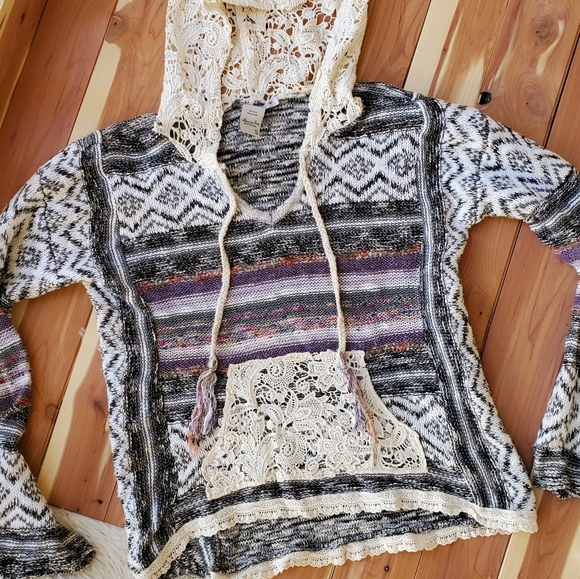 American Rag Tops - American Rag  Multicolor Knit Hoodie